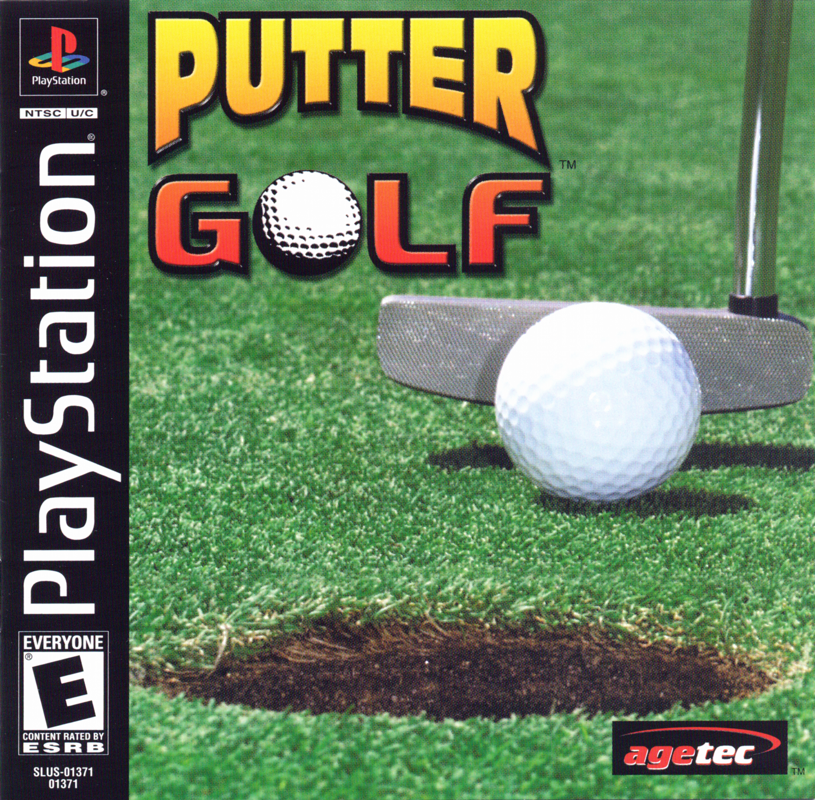 Putter Golf box art for Playstation